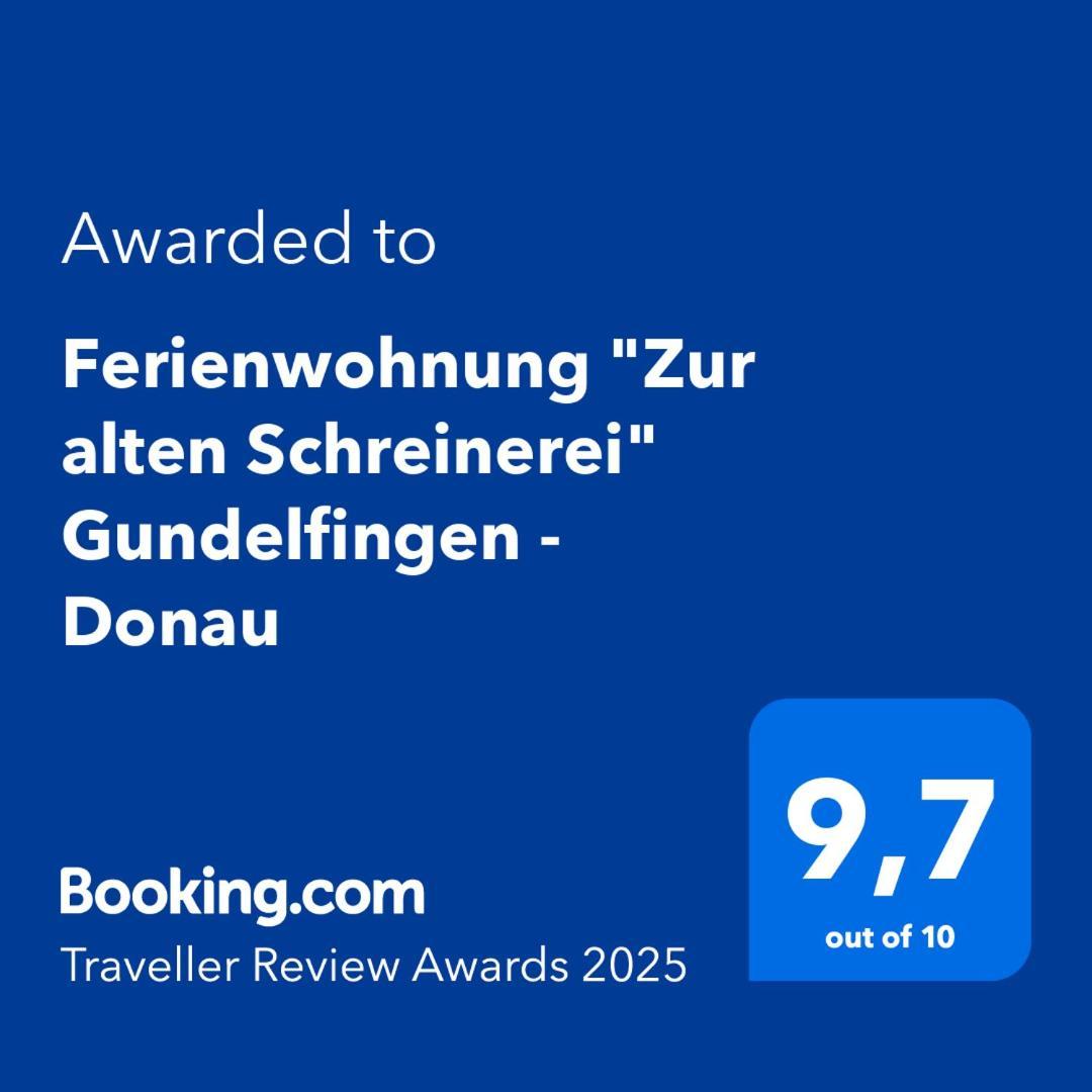 Ferienwohnung "Zur Alten Schreinerei" Gundelfingen - Donau Gundelfingen an der Donau ภายนอก รูปภาพ